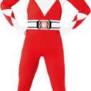 Morphsuits Power Ranger Costume Adult, Power Rangers Costume Adult Men, Power Ranger Costume Adult Woman Size XL