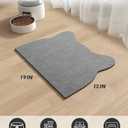 Absorbent Dog Food Mat-Dog Cat Mat for Food and Water Bowl, Quick Dry Pet Food Mat, No Stains Pet Feeding Pad, Cat Accessories Pet Supplies-Water Bowl Mat for Messy Drinkers