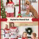 PATPAT Christmas Family Matching Pajama Sets Includes Christmas Socks - Perfect for Family Photos & Holiday Celebrations (Red, L)