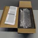 Dontay Pocket Door Handle and Edge Pull, Narrow Modern Rectangular Keyed Entry Function, Recessed Sliding Door Hardware for 1 3/8 to 2 3/16 Thickness Door (Privacy Lock, Brushed Nickel, 1 Pack)