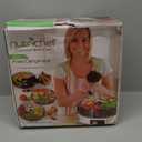 NutriChef Electric Countertop Food Dehydrator - Multi-Tier High-Heat Circulation Professional Food Preserver, Fruit, Vegetable Dryer, Meat or Beef Jerky Maker w/ 5 Stackable Trays - AZPKFD12