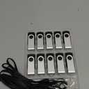 8GB Flash Drive 10 Pack Bulk USB Flash Drives, USB2.0 Thumb Drive USB Stick for Data Storage Backup, Jump Drive Pen Drive Zip Drive Memory Stick with Indicator, USB Storage Flash Drive Swivel Design