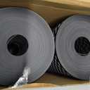 4 Rolls Soffit Vents Strip for Eaves Ventilation 3.93" x 32.8 ft, Keep Birds Pest and Animals Out for Under Eave Exterior Ventilation Solution, Weather Resistant Composite Resin Material