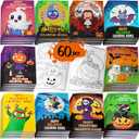 Halloween Coloring Books Party Favors for Kids - Hallowmas Trick or Treat Goodie Bag Stuffer Fillers Gifts Fun Activity Decorations Supplies