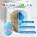 Automatic Toilet Bowl Cleaner Tablets, Long-Lasting Toilet Bowl Cleaner, Bathroom Toilet Tank Cleaner (4 Bottles)
