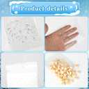 200 PCS White Dot Cookie Bags with Seal Plastic Clear Cellophane Goodie Candy Treat Gift Self Sealing Bag Birthday Holiday Party Decorations Favors Supplies Frozen Winter Christmas Valentines Wrap