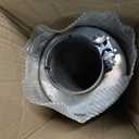 A-KARCK 4.0" Inlet&Outlet Diesel Exhaust Muffler,8" x 24" Body, 30" Overall Length, Stainless Steel Resonator Muffler with Clamp, Straight Through Design