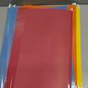 25 Blue Summit Supplies Legal Size Hanging File Folders - Assorted Colors, 2" Expansion, Legal Hanging File Folders for Filing Cabinet, 9.5" x 14.75", 11PT Paper Stock with Tabs and Inserts Included