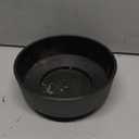 The HC Companies 8 Inch Round Plastic Succulent Capri Bowl 8"x8"x3" in Faux Concrete Color