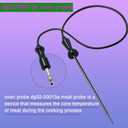 Oven Meat Probe DG32-00013A Length: 26 inches Food-Grade Silicone Cord | Stainless Steel Probe Material for Oven Meat Temperature Detection