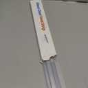 AmazerBath 5 PCS Shower Door Side Seal Strip for 3/8 Inch Glass - 15.75 Inches x 5, 5 Sections Segmented Shower Installation Kit, Frameless Glass Door Seal Strip