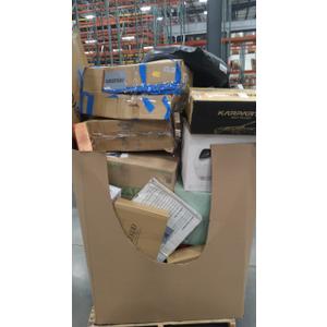 pallet of salvage items