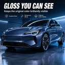 7.5 Mil TPU Clear PPF for Cars, 5X5ft，High Gloss Self-Healing Anti-Yellowing Automotive Wrap, Easy Install Roll for DIY