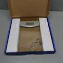 Etekcity Digital Body Weight Bathroom Scale, Large Blue LCD Backlight Display, High Precision Measurements,6mm Tempered Glass, 400 Pounds (Blinding Silver)