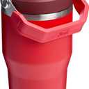 STANLEY IceFlow 2.0 Flip Straw Tumbler with Handle 20 oz | Twist On Lid and Flip Up Straw | Leakproof Water Bottle | Insulated Stainless Steel | BPA-Free | Chili Red