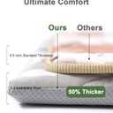 TINYHARBO Premium Foam Baby Play Mat 50x50 Removable & Machine Washable Cover, Extra Thick Padding Playpen Mat, Non-Slip Crawling Mat, Easy to Clean for Infants, Toddlers & Babies