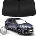 Car Windshield Sun Shade Compatible with 2022 2023 2024 2025 Lexus NX NX250 NX350 NX350h NX450h+ Accessories Foldable Front Window Sunshade Custom for Lexus NX Windshield Sun Visor