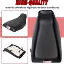 HECASA ATV Complete Seat Set New Compatible with 1988-2000 Honda TRX300 TRX 300 FW Fourtrax 4X4 Comfy Sturdy