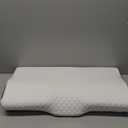 Derila Cervical Queen Size Pillow for Sleeping - Support Pillow for Side, Back, Stomach Sleepers - Contour Best Bed Pillows for Sleeping (1 Pillow | White)