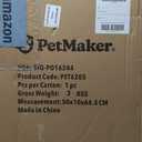 Pet Gate - 3-Panel Indoor Foldable Dog Fence for Stairs, Hallways, or Doorways - 54x24-Inch Wood Freestanding Dog Gates by PETMAKER (Black)