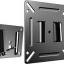 TETVIK Monitor Wall Mount Most 14-24 TVs Computer Universal Low Profile RV TV Wall Mount VESA Up to 100x100mm Max Weight 30lbs Fits 15 19 20 22 23 Inch Camper Small Monitor Mount Bracket