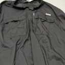 Men's Sun Protection Fishing Shirts Long Sleeve Travel Work Shirts for Men UPF50+ Button Down Shirts with Zipper Pockets XXL