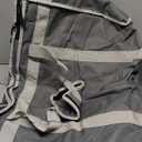 D&ONEHOS XXXL Insulated Food Delivery Bag with Side Handles, Insulated Grocery Bag for HOT/COLD Food Reusable Fit for Uber Eats, Doordash (23x14x15) (Gray + silver webbing)