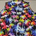 ASTANFY Women Hawaiian Shirts Summer Beach Tank Tops Colorful Sleeveless Vacation Shirts L