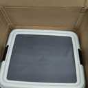 IRIS USA Pee Pad Holder, Fits 14x17 Pads, Dark Gray, Made in USA