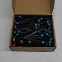 100 Pcs Drip Irrigation Emitters for 1/4" Tubing 50 Micro Irrigation Emitters Sprayer 50 Adjustable 360 Degree Water Flow Drippers for Garden Irrigation System(Red, Blue, Fast Connect)