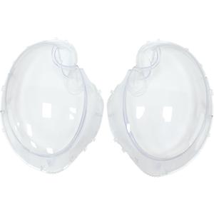 NewYall Left and Right Clear Headlight Lens Shell Cover for Mini Cooper R56 2009-2013