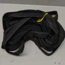Garden Hose 50ft, Non-Expanding, Lightweight, Leak-Proof Metal interface, No-Knots, Portable, Wear-Resistant, Sturdy, Flexible, 3/4GHT, Water Hose for Yard, Garden (Black)