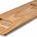 Transfer Board, 29.5 in Wooden Slide Board for Transferring, Patient Transfer Board for Wheelchair, Bed, Chair, Sofa & Commode, 2 Cutout Handles, 440 lb Capacity