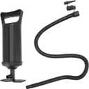 Hand Pulled Air Pump Manual Inflator Portable Fast Inflation Pump for Rubber Boats Air Mattresses Pool Rafts Durable ABS Plastic Construction with Hose and Nozzles