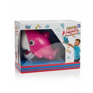 Misco Toys Battery Operated Bubble Shark Machine, Pink 