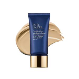 Este Lauder Double Wear 24-Hour Maximum Cover Camouflage Foundation for Face and Body SPF 15 | Full Coverage | Covers Scars & Tattoos, 1.0 Fl Oz (2N1 Desert Beige - Light-medium with neutral undertones)