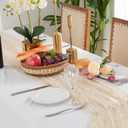 10FT 4PCS Gold Table Runners, Sheer Cheese Cloth Table Runner 120 Inch Tulle Sequin Glitter Metallic Foil Boho Table Cover Chiffon Cheesecloth