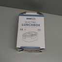 Electric Lunch Box Food Heater, 80W Portable Warmer for Car Truck Work with 304 Stainless Steel Container, 12V/24V/110V Green Heated Lunch Box Suitable for Ideal Driver/Work/Gift