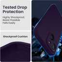 FireNova Designed for iPhone 14 Case, Silicone Upgraded [Camera Protection] Phone Case with [2 Screen Protectors], Soft Anti-Scratch Microfiber Lining Inside, 6.1 inch, Purple