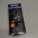 Ankle Compression Sleeve (Cushioned Heel & Firm Support) - Plantar Fasciitis Brace - Open Toe Compression Socks for Swelling, Sprain, Neuropathy, 20-30 mmHg (Medium, 3 Pairs - Black)