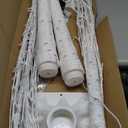 Lighted Birch Tree, 2 Pack 6 Feet 144 Warm White Lights, Prelit White Artificial Christmas Trees for Indoor Outdoor Decor Garden Wedding Party Bedroom Decoration