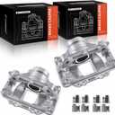 A-Premium Rear Left and Right Side Disc Brake Caliper with Bracket