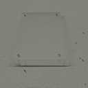 2 Pack Acrylic Picture Frame 57, Clear Magnetic Free Standing, Minimalist Photo Display