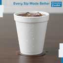 Concession Essentials Foam Cups, Disposable Hot and Cold Beverage Insulated to-Go Cups, 8 Oz, Made in USA, for Coffee Tea Water Soda, 40 Count