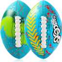 Sloosh 2Pcs Swimming Pool Waterproof Football, 8.5" Sport Pool Football, Water Outdoor Sports Pool Toy for Backyard, Pool Play, Beach Game