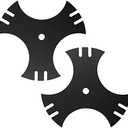 2 Pack 781-0748-0637 Edger Blades for Craftsman Edger, 781-0748 9" 3-Side Edger Star Blade 5/8" Center Hole Compatible with Troy-Bilt, MTD, Cub Cad et Edgers, Replace 781-0748, 40-009, 490-105-M017