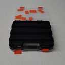 Anyyion Small Parts Organizer, 34-Compartments Double Side parts organizer with Removable Dividers for Hardware, Screws, Bolts, Nails, Beads, Jewelry. (Orange)