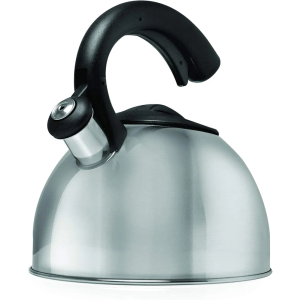 461555 3 Qt Easy Pour Whistling Tea Kettle Stainless Steel