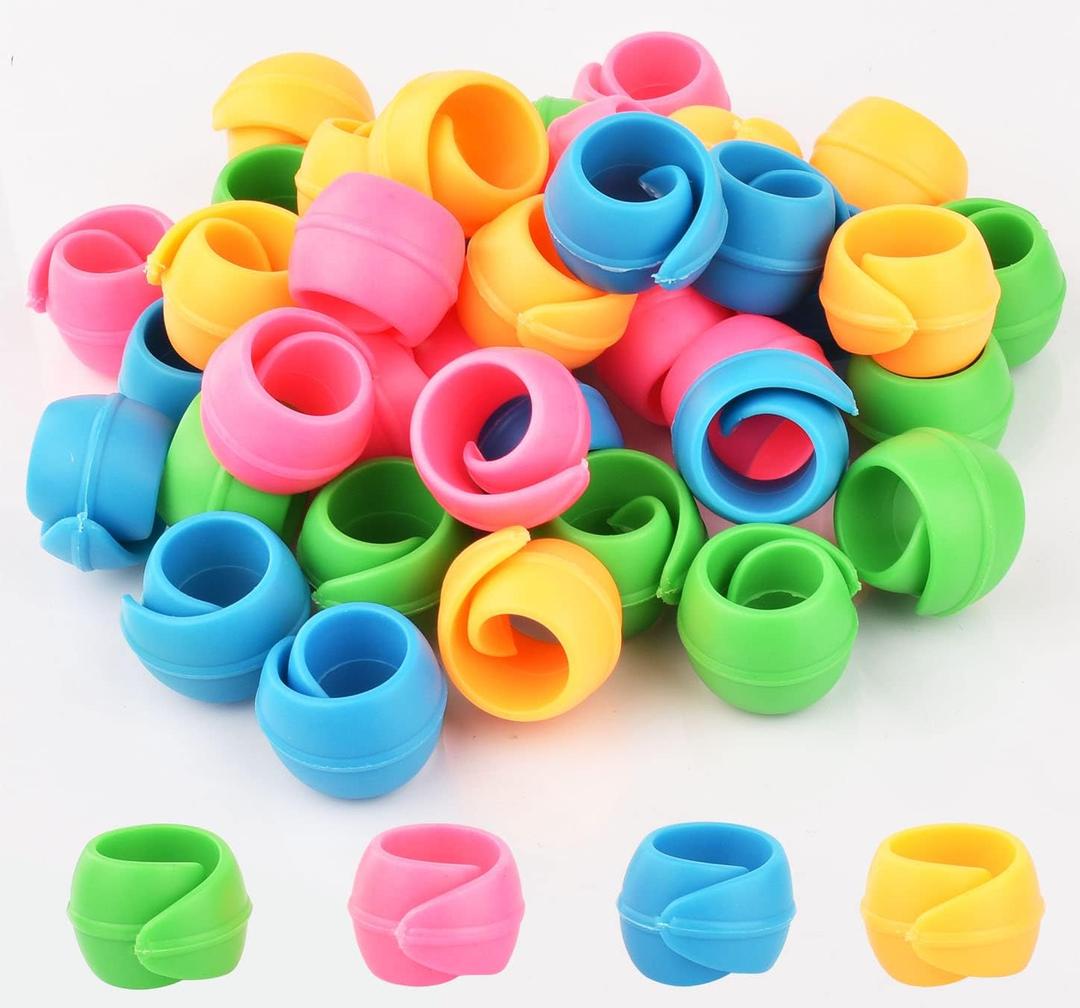 40 Pack Thread Spool Savers, Spool Huggers for Sewing & Embroidery Machines, Prevent Thread Tails, Silicon Material