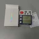 Digital Dual Kitchen Timer, 3 Channels Countdown Triple Timer for Cooking, Magnetic Memory-Preset Large Display Adjustable Alarm Volume, Multi Times Management, 3A Battery Included, White